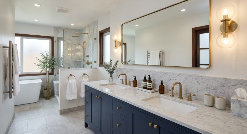 Luxury Bathroom Installation in Portland, ME